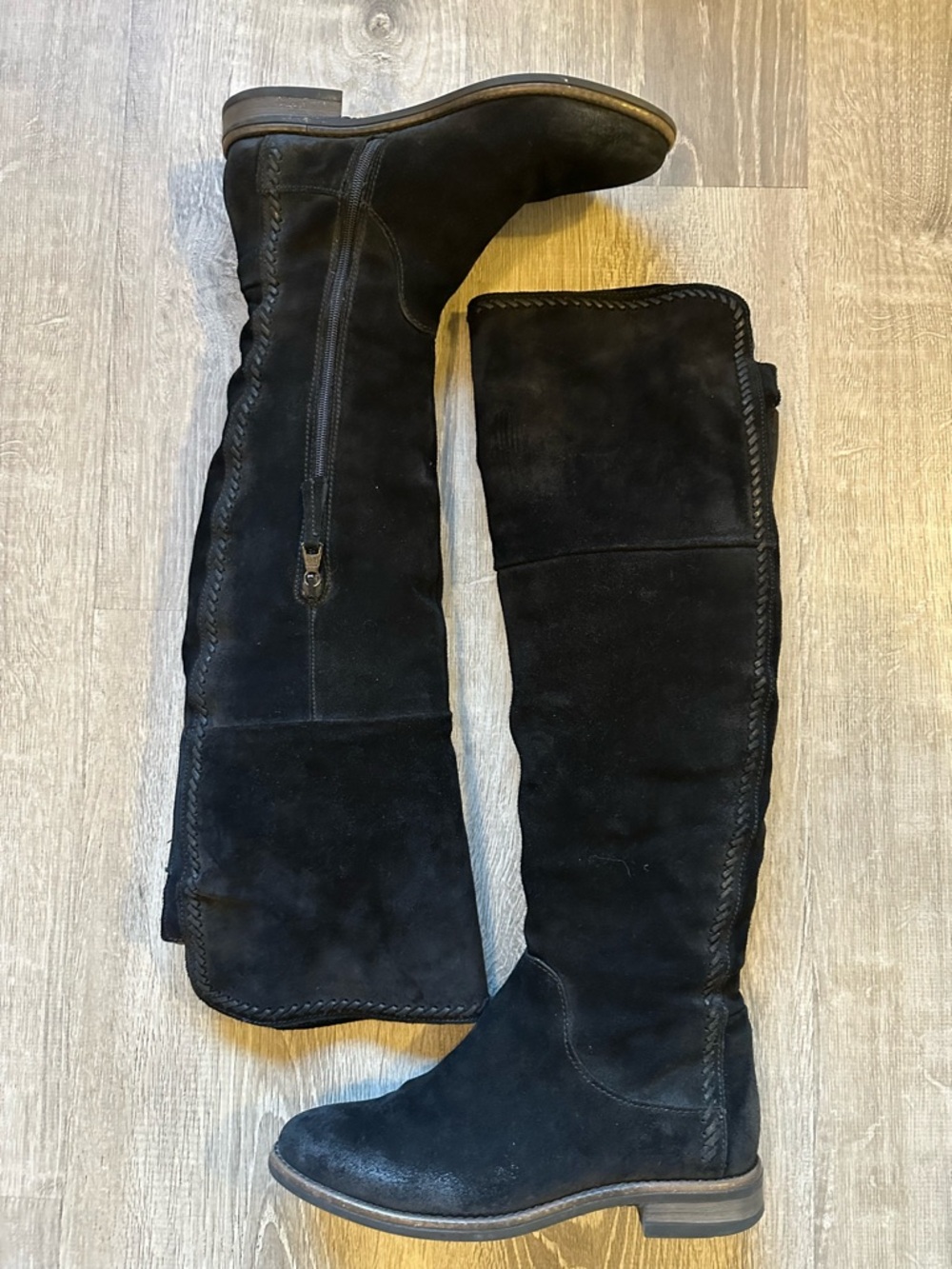 Miz Mooz Black Suede Over-the-Knee Boots
